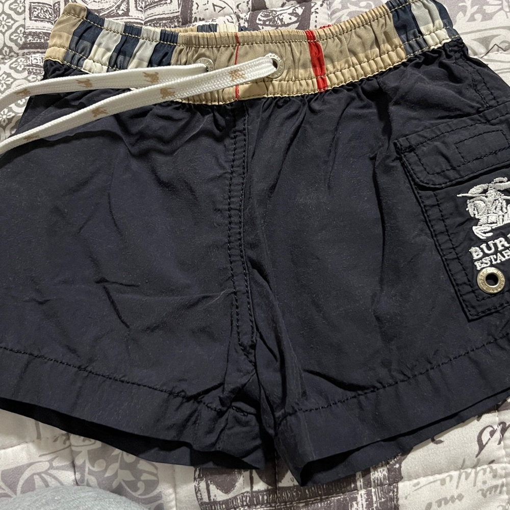 Burberry Navy Shorts Ensemble